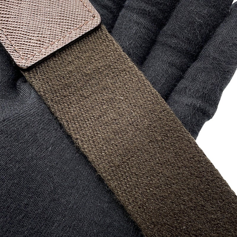 バーバリー ショルダーバッグ ノバチェック キャンバス/レザー BURBERRY 黒