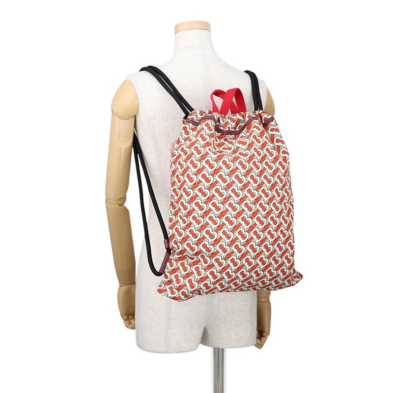 バーバリー バックパック TBロゴ ナイロン 8010741 BURBERRY バッグ リュック 白