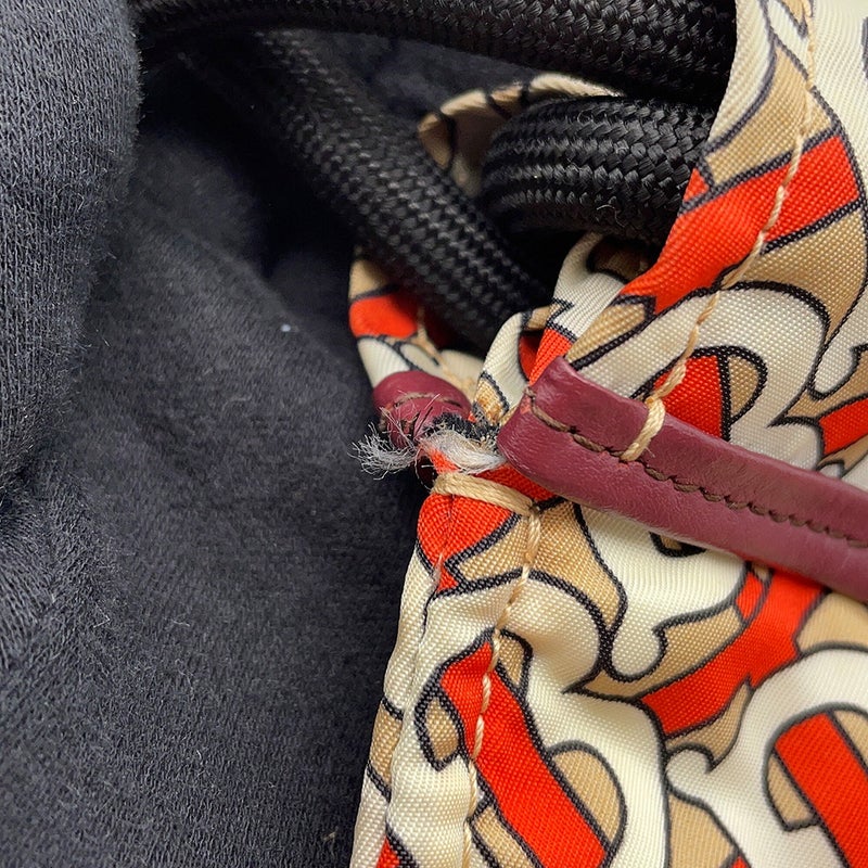 バーバリー バックパック TBロゴ ナイロン 8010741 BURBERRY バッグ リュック 白