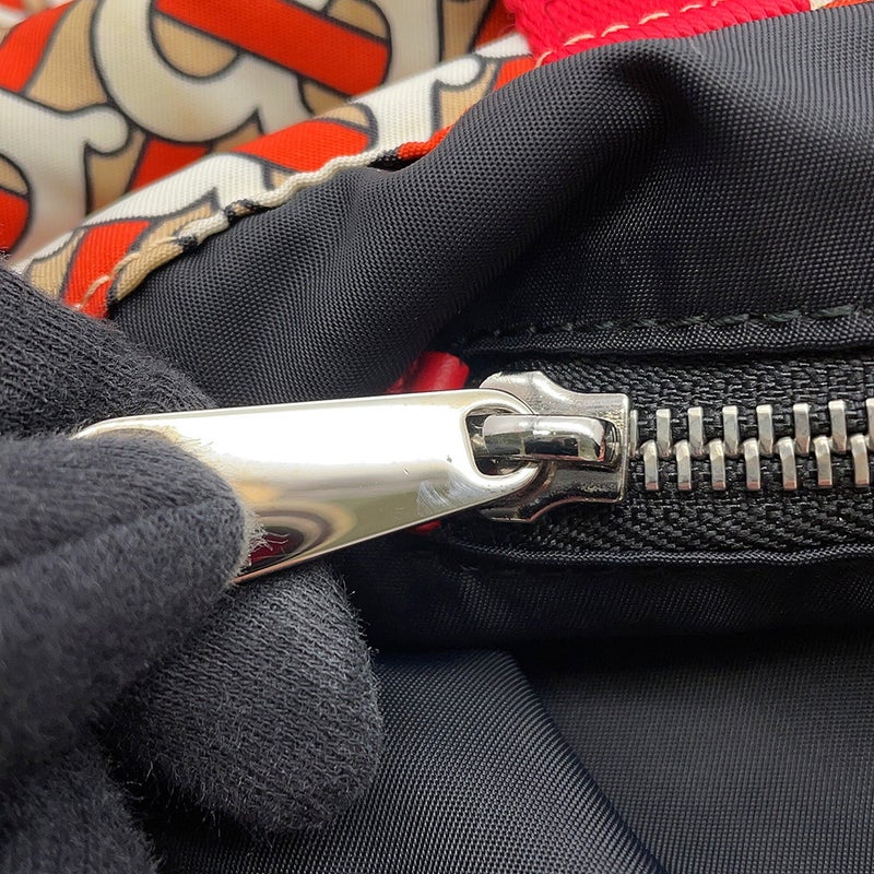 バーバリー バックパック TBロゴ ナイロン 8010741 BURBERRY バッグ リュック 白