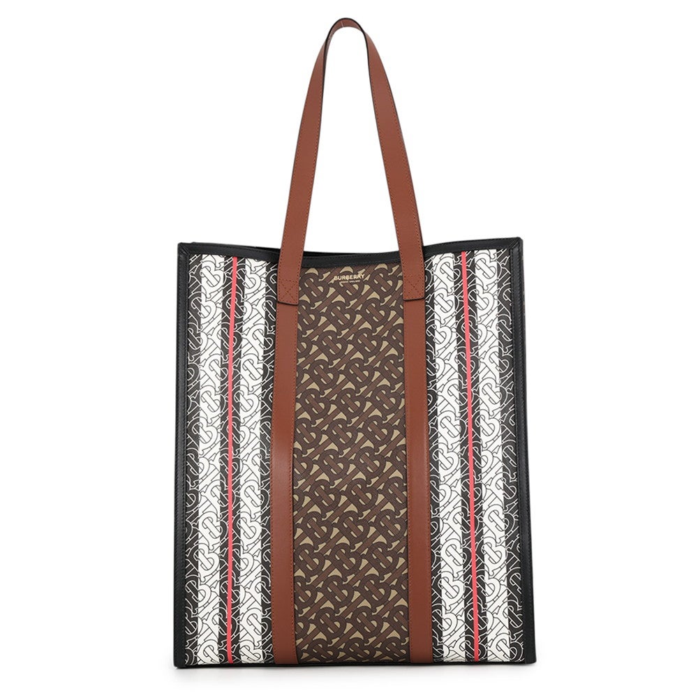 【廃盤レア品♡】バーバリートートバッグ BURBERRY バーバリー トートバッグ TBモノグラム PVC/レザー 8021486 BURBERRY
