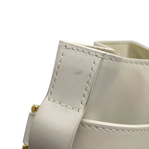 ディオール ハンドバッグ C'est Dior セディオール CDエンボス ミディアム レザー M2271UBHA 2wayショルダー 白