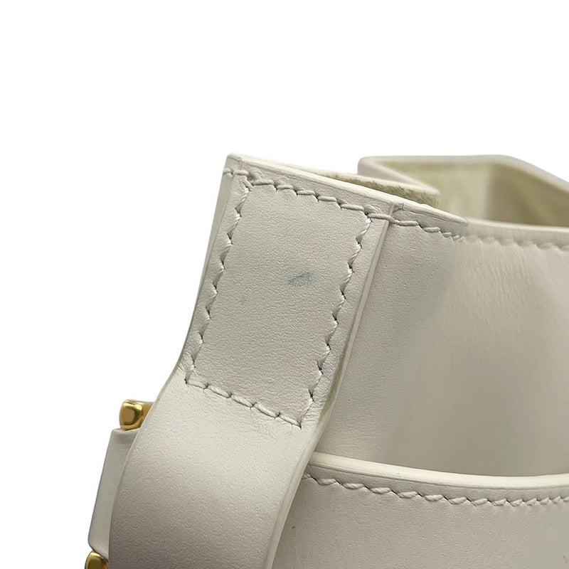 ディオール ハンドバッグ C'est Dior セディオール CDエンボス ミディアム レザー M2271UBHA 2wayショルダー 白