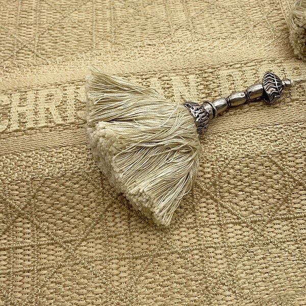 クリスチャン・ディオール ショルダーバッグ D-BUBBLE タッセル カナージュ キャンバス Christian Dior
