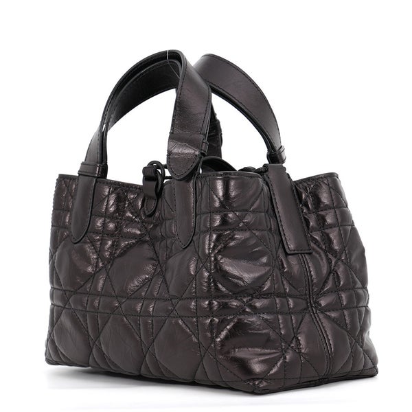 クリスチャン・ディオール ハンドバッグ マクロカナージュ トゥジュール スモール M2822OSNW Christian Dior 2way 黒