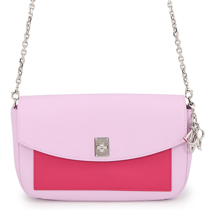 クリスチャン・ディオール チェーンウォレット ターンロック レザー Christian Dior