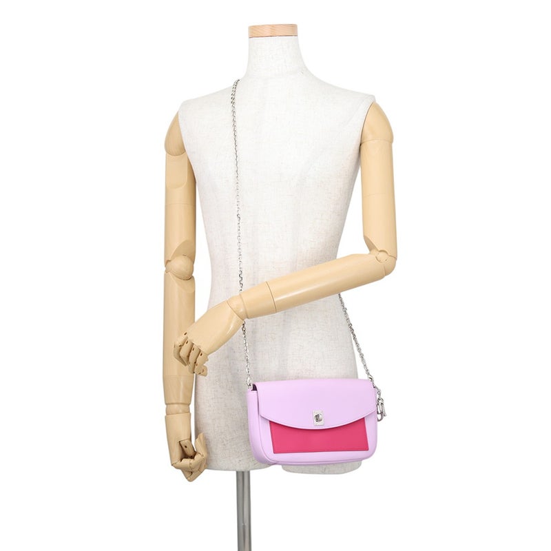 クリスチャン・ディオール チェーンウォレット ターンロック レザー Christian Dior