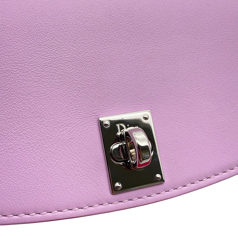 クリスチャン・ディオール チェーンウォレット ターンロック レザー Christian Dior
