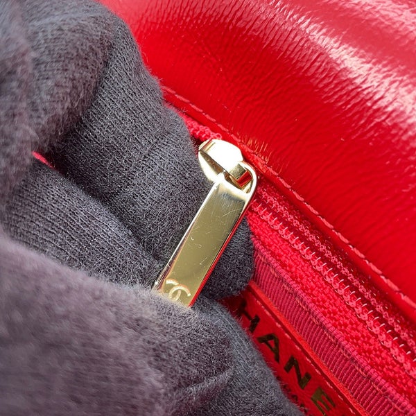 シャネル チェーンショルダーバッグ マトラッセ20 ココマーク シャイニーカーフスキン CHANEL バッグ