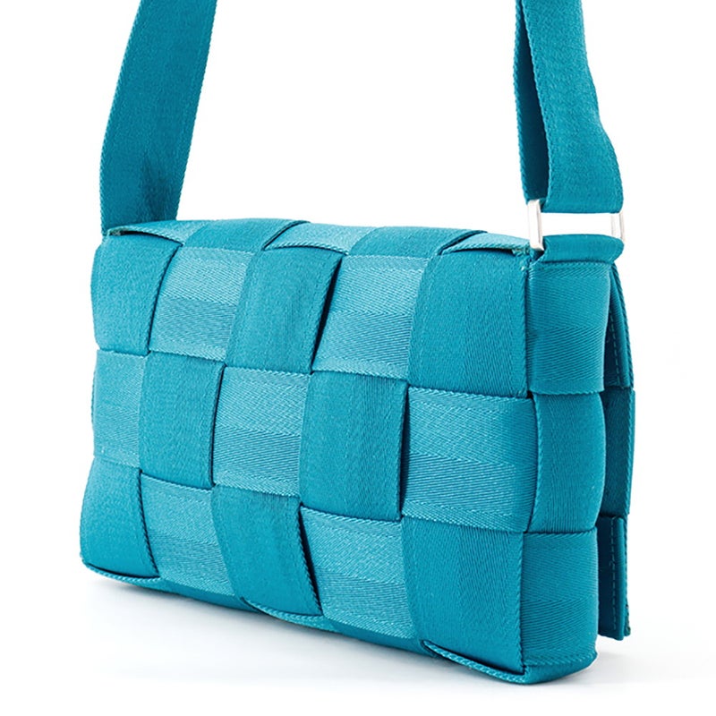 ボッテガヴェネタ ショルダーバッグ カセット イントレチャート キャンバス ウェビングテープ BOTTEGA VENETA バッグ