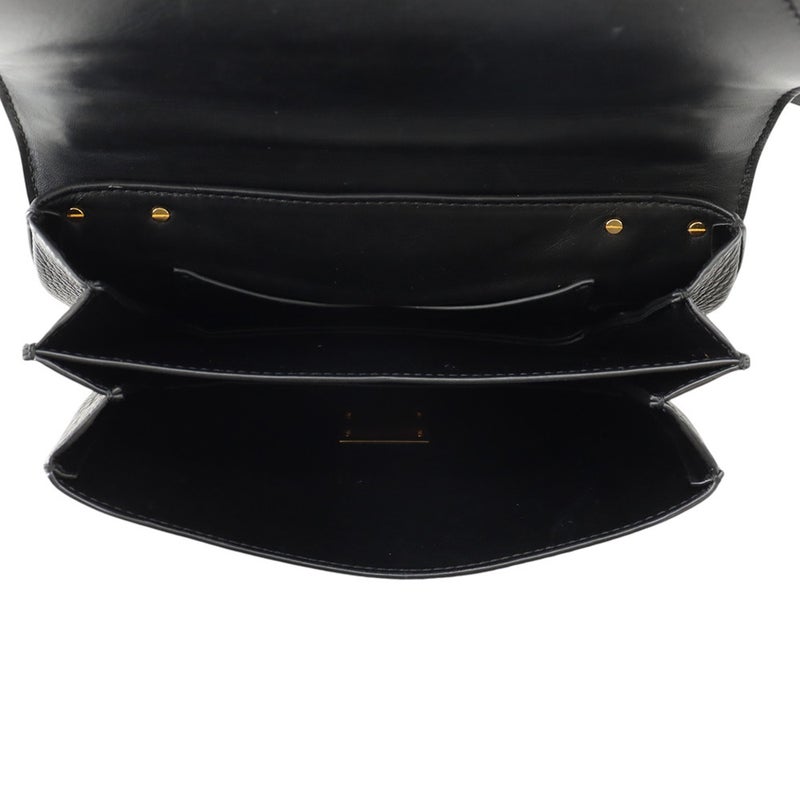 ボッテガヴェネタ ショルダーバッグ マウントエンベロープ  レザー レザー BOTTEGA VENETA バッグ 黒