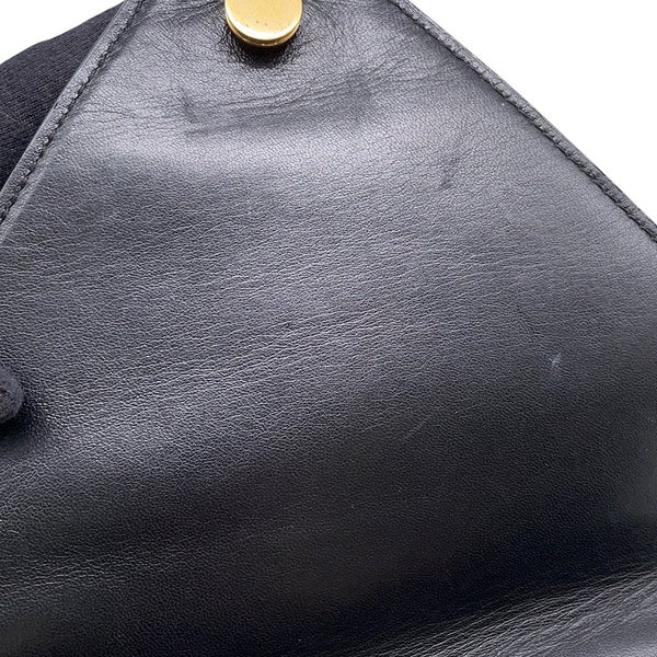 ボッテガヴェネタ ショルダーバッグ マウントエンベロープ  レザー レザー BOTTEGA VENETA バッグ 黒