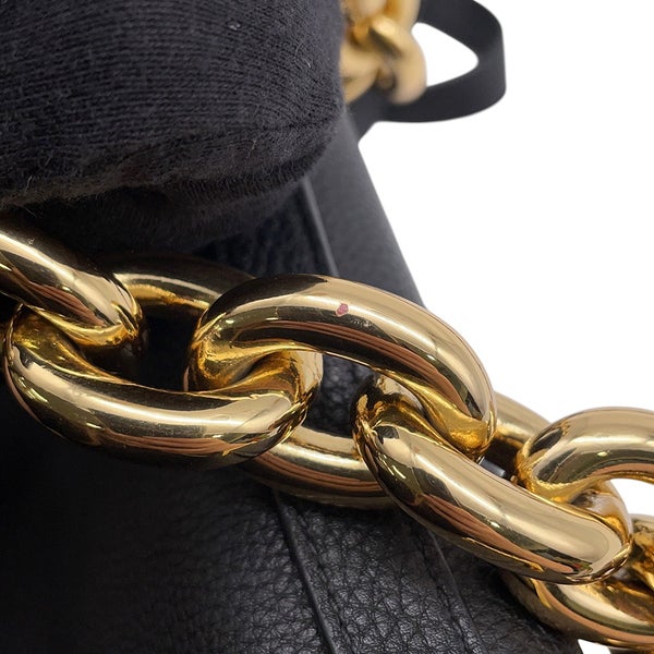 ボッテガヴェネタ ショルダーバッグ マウントエンベロープ  レザー レザー BOTTEGA VENETA バッグ 黒