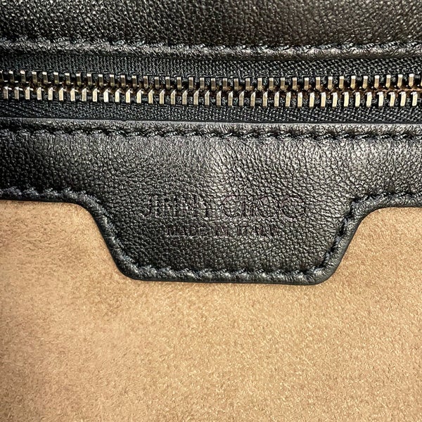 ジミーチュウ トートバッグ スターモチーフ キャンバス レザー JIMMY CHOO