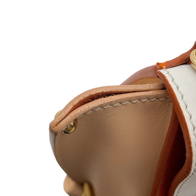 サルヴァトーレ・フェラガモ ハンドバッグ ソフィア ガンチーニ スモール FZ21 D570 Ferragamo 2wayショルダー 白
