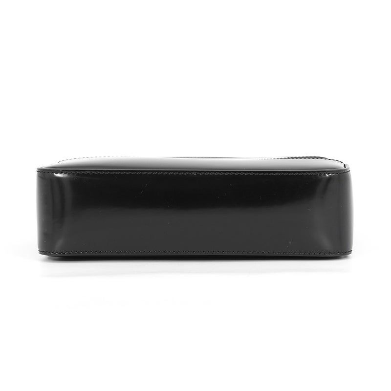 サルヴァトーレ・フェラガモ ハンドバッグ カットアウト パテント/キャンバス 213487 Ferragamo 黒