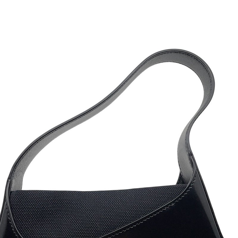 サルヴァトーレ・フェラガモ ハンドバッグ カットアウト パテント/キャンバス 213487 Ferragamo 黒