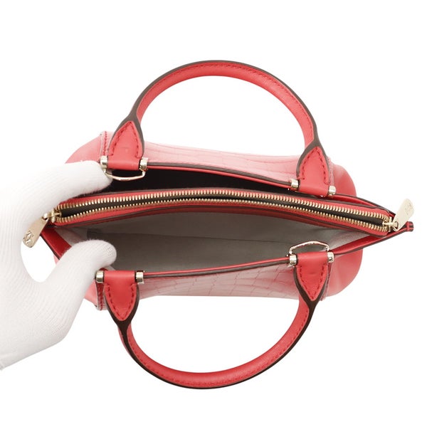 カルティエ ハンドバッグ C ドゥ カルティエ ミニ クロコダイル レザー Cartier 2way