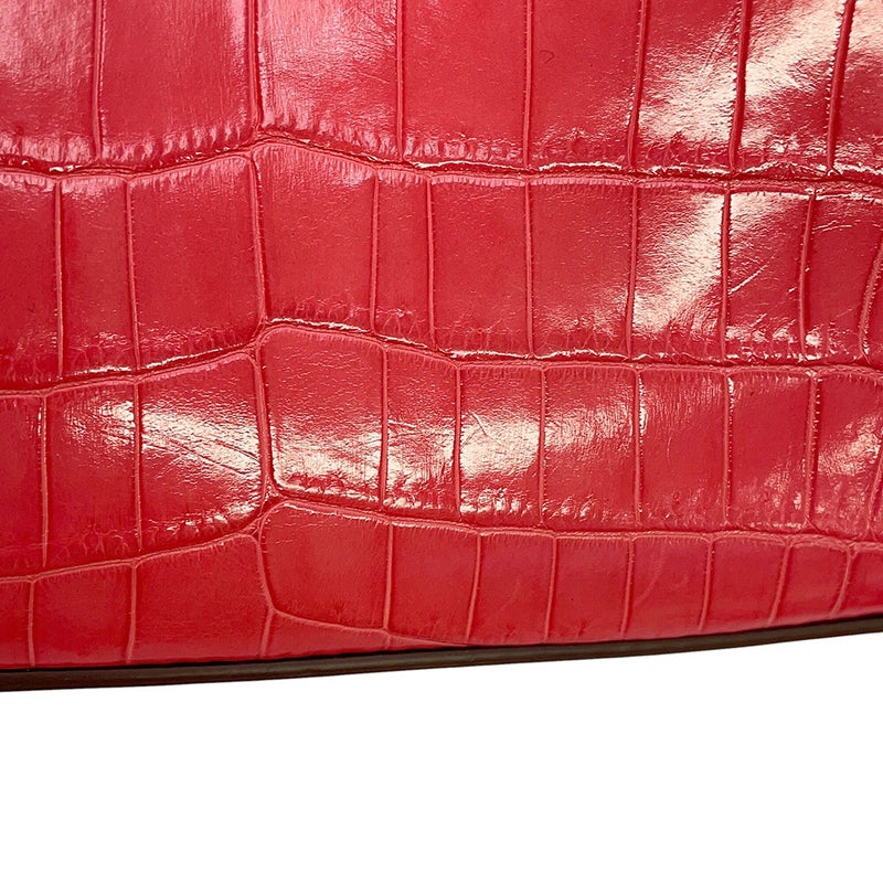 カルティエ ハンドバッグ C ドゥ カルティエ ミニ クロコダイル レザー Cartier 2way