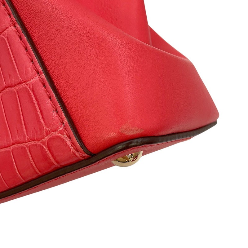 カルティエ ハンドバッグ C ドゥ カルティエ ミニ クロコダイル レザー Cartier 2way