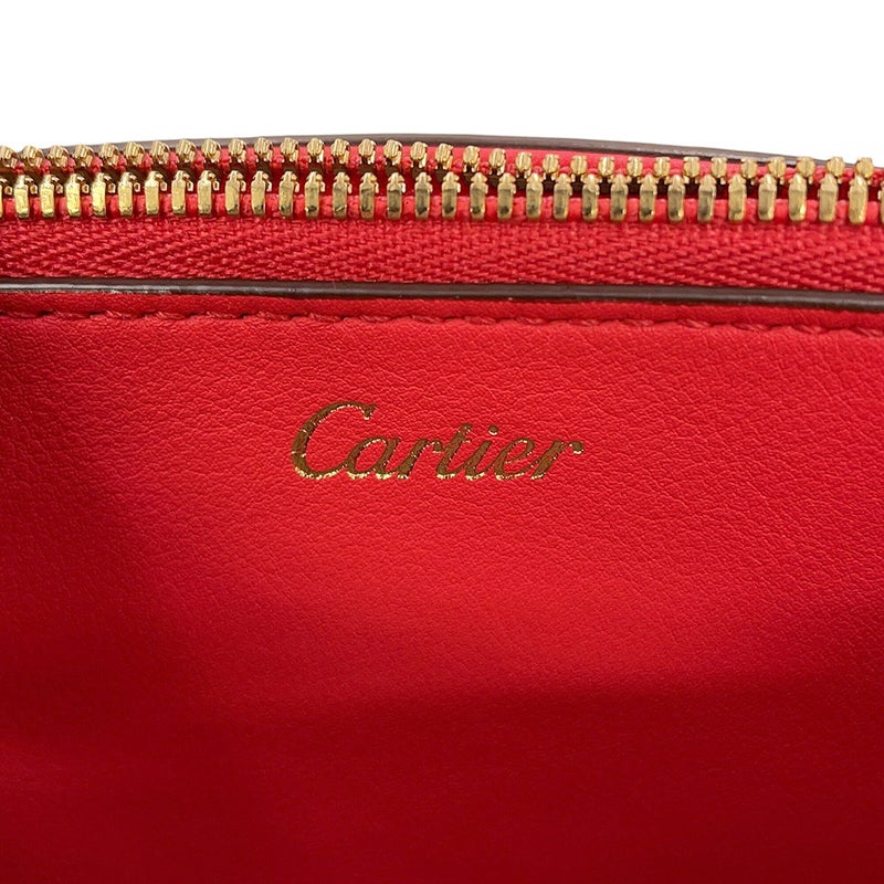 カルティエ ハンドバッグ C ドゥ カルティエ ミニ クロコダイル レザー Cartier 2way