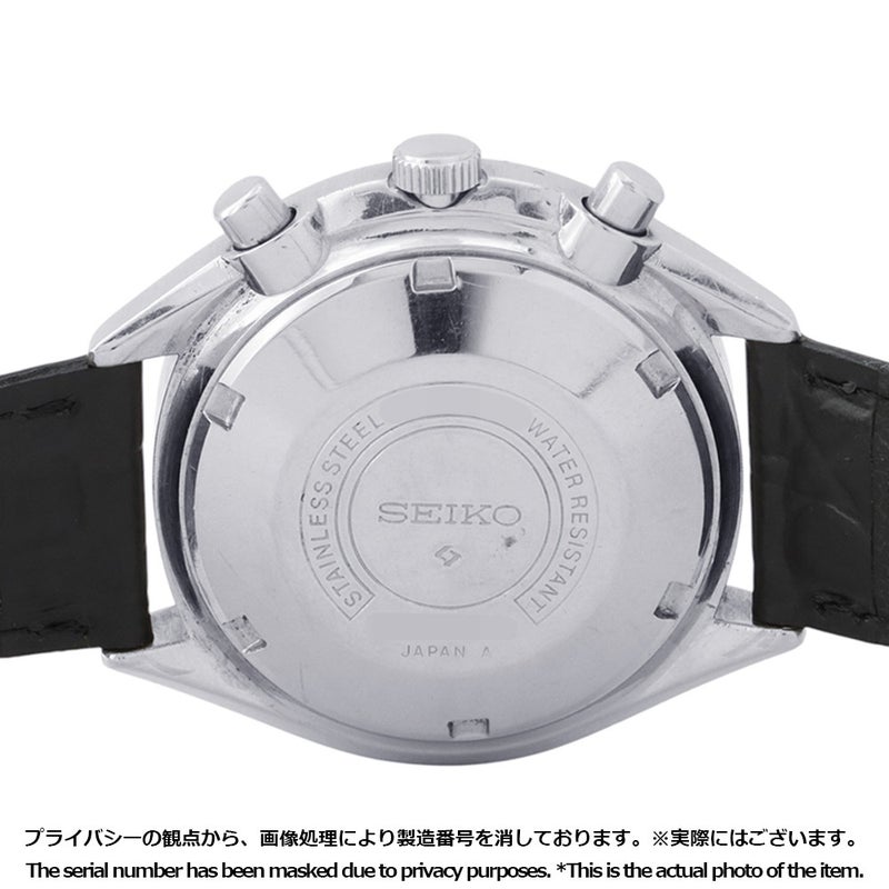 セイコー クロノグラフ ベビーパンダ 6138-8000 SEIKO 腕時計 黒文字盤