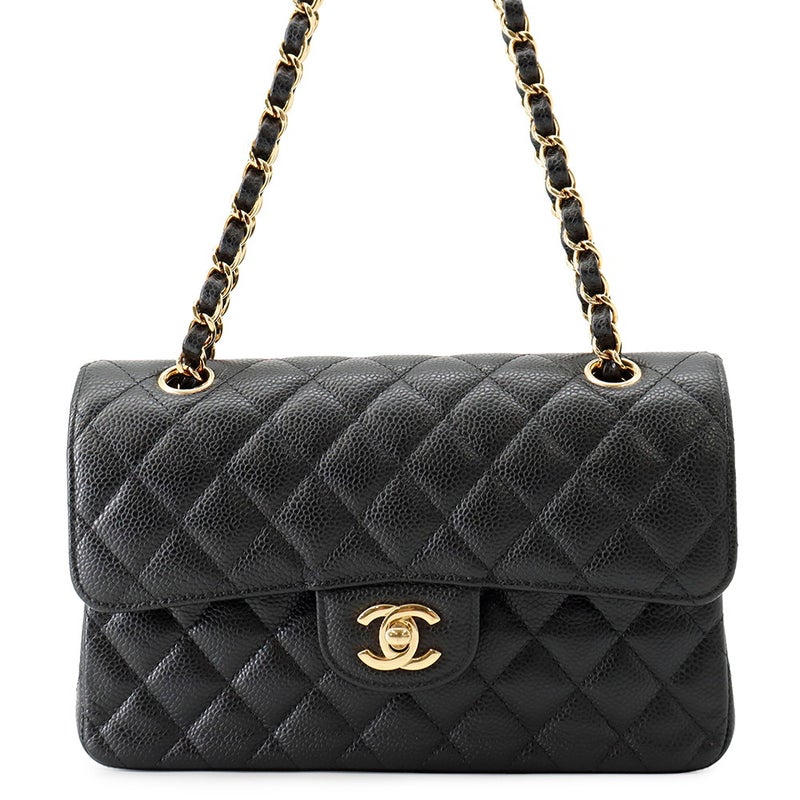 シャネル チェーンショルダーバッグ マトラッセ23 ココマーク ダブルチェーン A01113 CHANEL バッグ 黒