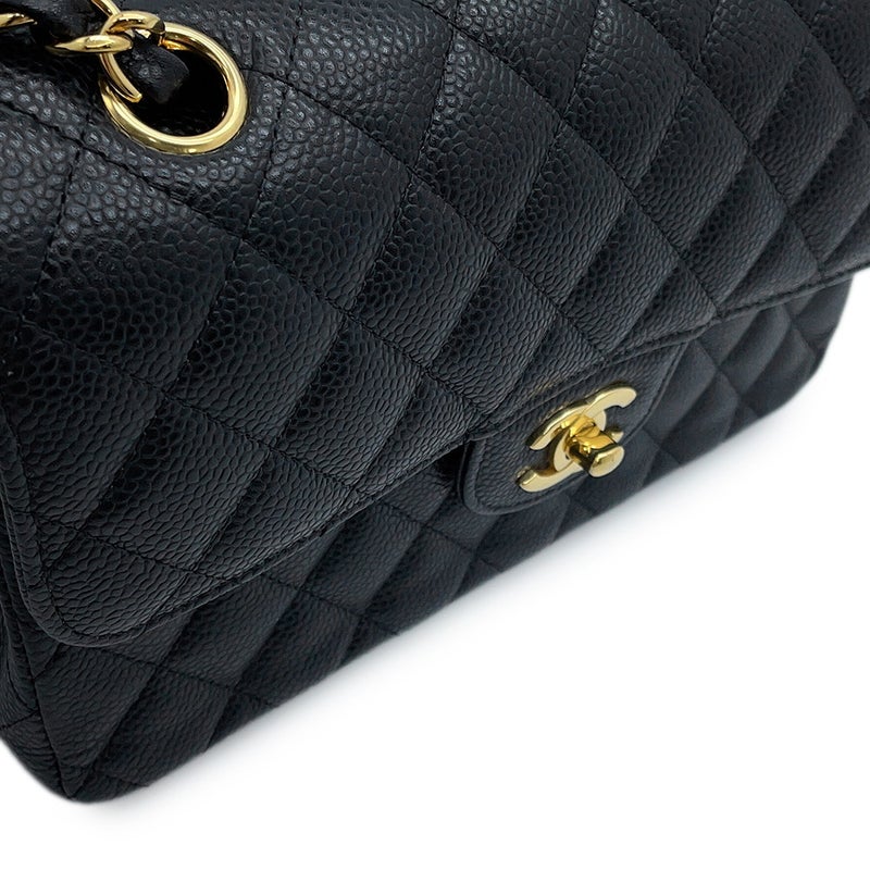 シャネル チェーンショルダーバッグ マトラッセ23 ココマーク ダブルチェーン A01113 CHANEL バッグ 黒