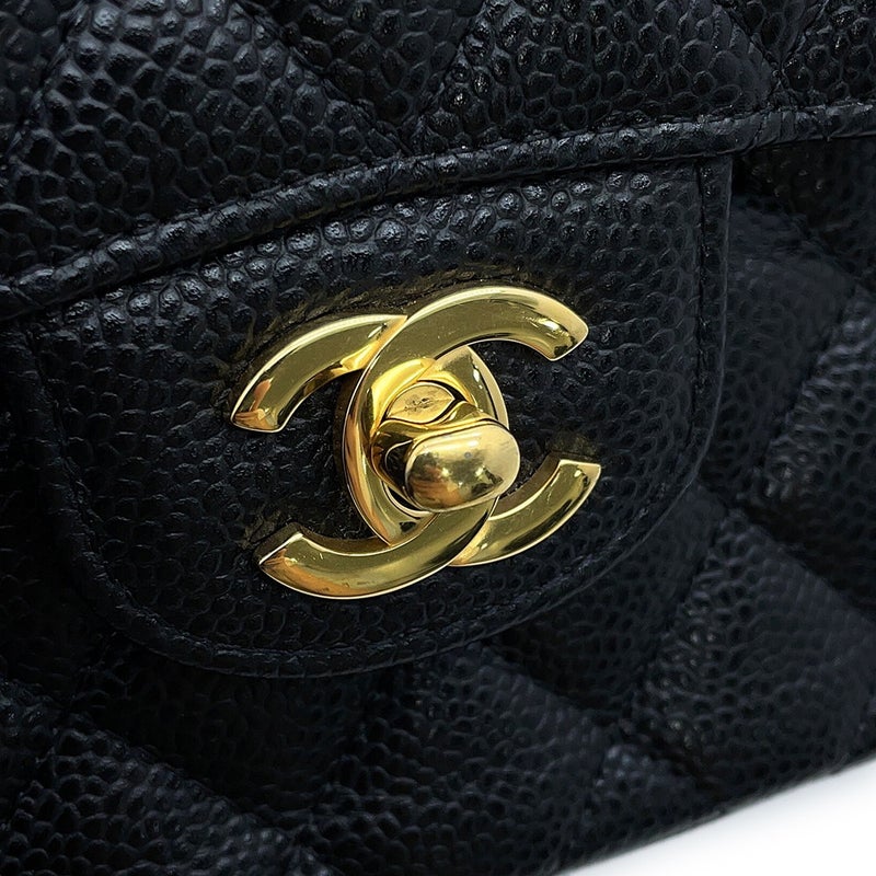 シャネル チェーンショルダーバッグ マトラッセ23 ココマーク ダブルチェーン A01113 CHANEL バッグ 黒