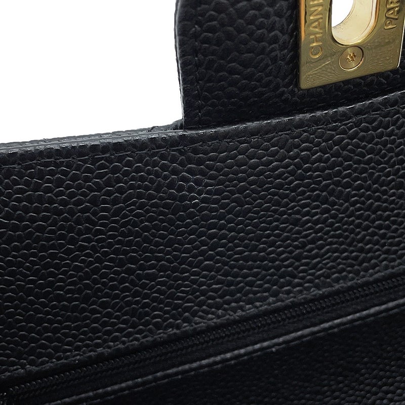 シャネル チェーンショルダーバッグ マトラッセ23 ココマーク ダブルチェーン A01113 CHANEL バッグ 黒