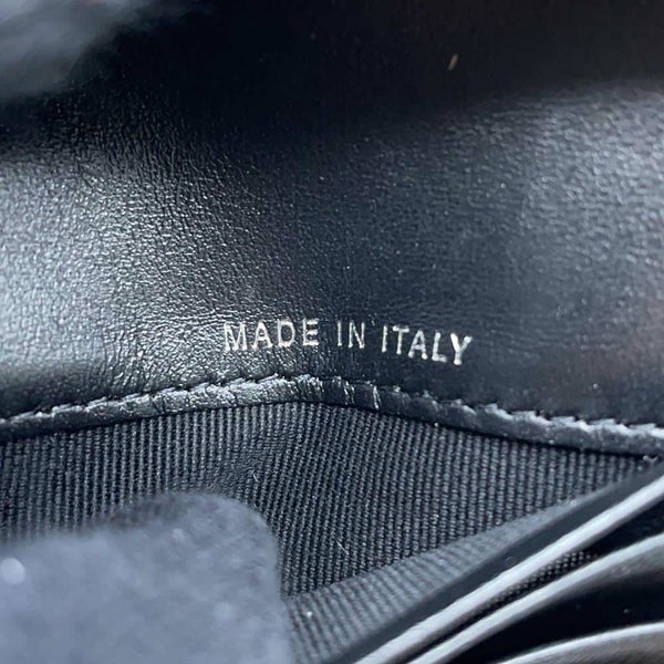 シャネル 二つ折り財布 ココマーク マトラッセ スモールウォレット AP4381 CHANEL 黒