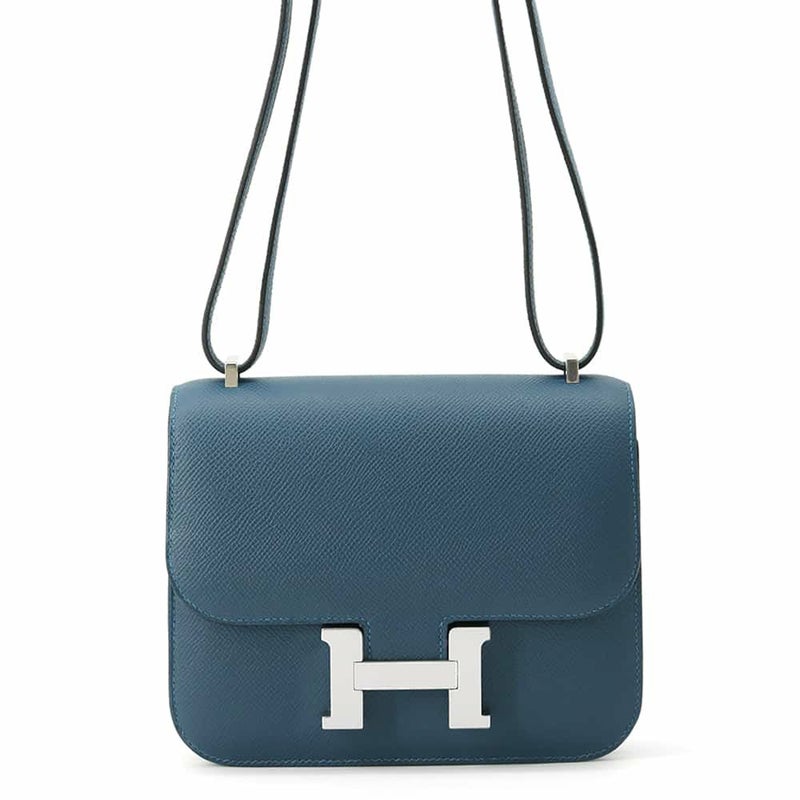エルメス ショルダーバッグ ミニ コンスタンス3 コルヴェール/シルバー金具 エプソン W刻印 HERMES