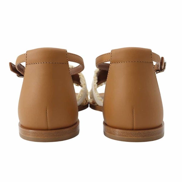 エルメス サンダル サントリーニ フリンジ付き レディースサイズ36 HERMES 靴