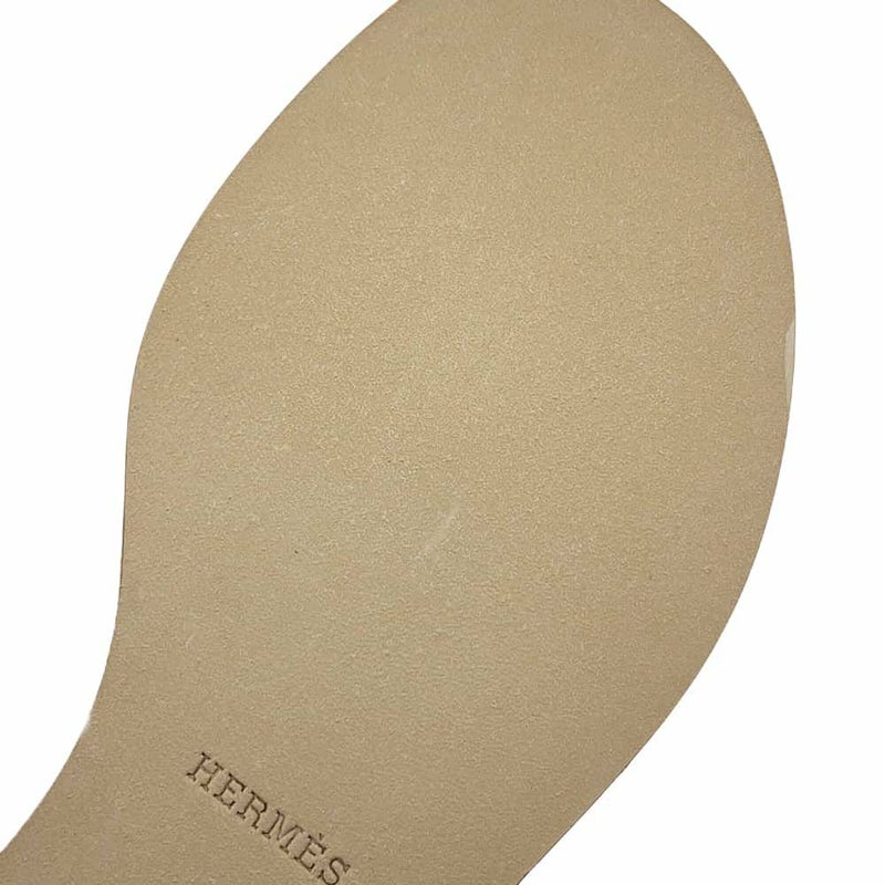 エルメス サンダル サントリーニ フリンジ付き レディースサイズ36 HERMES 靴