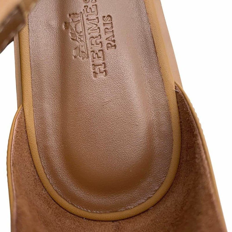 エルメス サンダル サントリーニ フリンジ付き レディースサイズ36 HERMES 靴