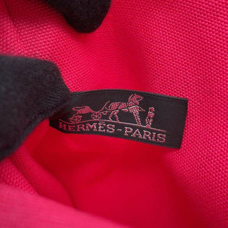 エルメス フラットポーチ ヨッティングPM ピンク コットン HERMES 小物入れ 化粧ポーチ セカンドバッグ
