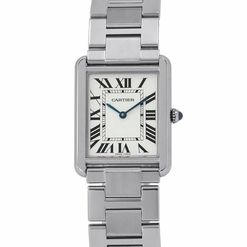 カルティエ タンク ソロ ウォッチ LM W5200014 Cartier 腕時計 ウォッチ クォーツ シルバー文字盤