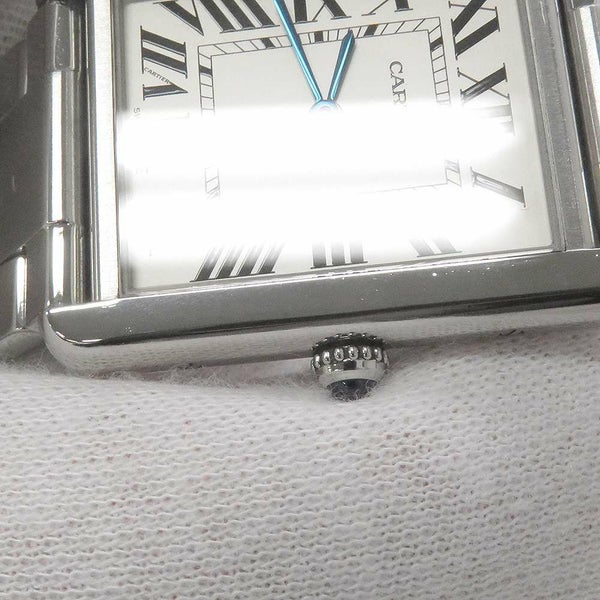 カルティエ タンク ソロ ウォッチ LM W5200014 Cartier 腕時計 ウォッチ クォーツ シルバー文字盤