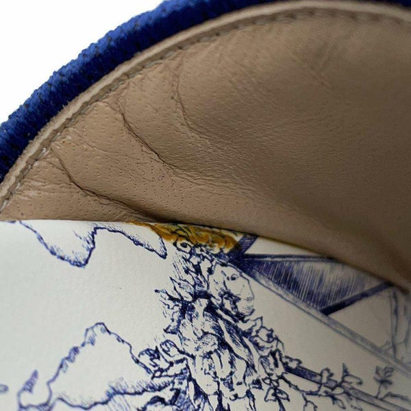 クリスチャン・ディオール サンダル Dway スライド トワル ドゥ ジュイ レディースサイズ36 1/2 KCQ209RIY 靴 白