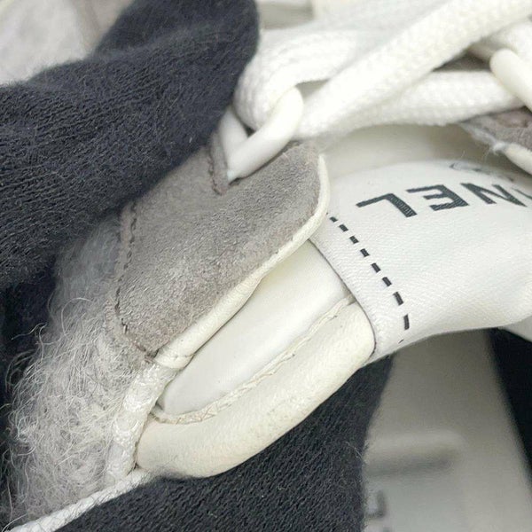 シャネル スニーカー ココマーク ウール スエード メンズサイズ42 G46014 CHANEL 靴