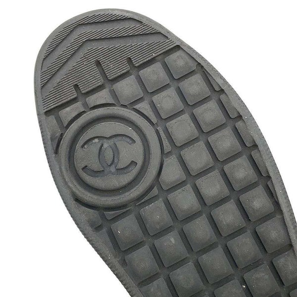 シャネル スニーカー ココマーク ウール スエード メンズサイズ42 G46014 CHANEL 靴