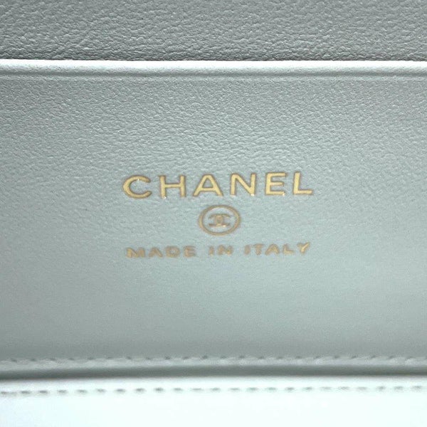 シャネル チェーンショルダーバッグ マトラッセ ココマーク カメリアチェーン バニティ ラムスキン AP3301 CHANEL ヴァニティ