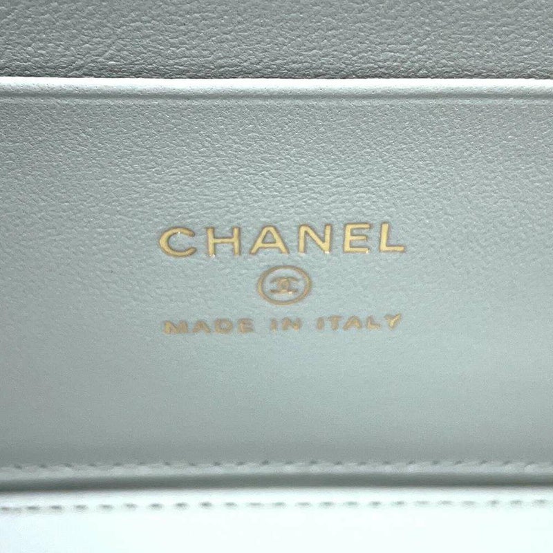 シャネル チェーンショルダーバッグ マトラッセ ココマーク カメリアチェーン バニティ ラムスキン AP3301 CHANEL ヴァニティ