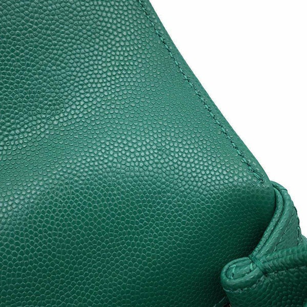 シャネル ハンドバッグ ココマーク トップハンドル ミニ フラップ キャビアスキン AS2215 CHANEL 2wayショルダーバッグ