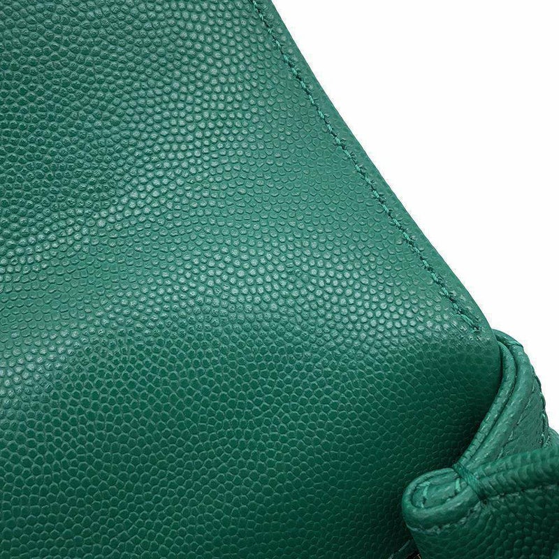 シャネル ハンドバッグ ココマーク トップハンドル ミニ フラップ キャビアスキン AS2215 CHANEL 2wayショルダーバッグ