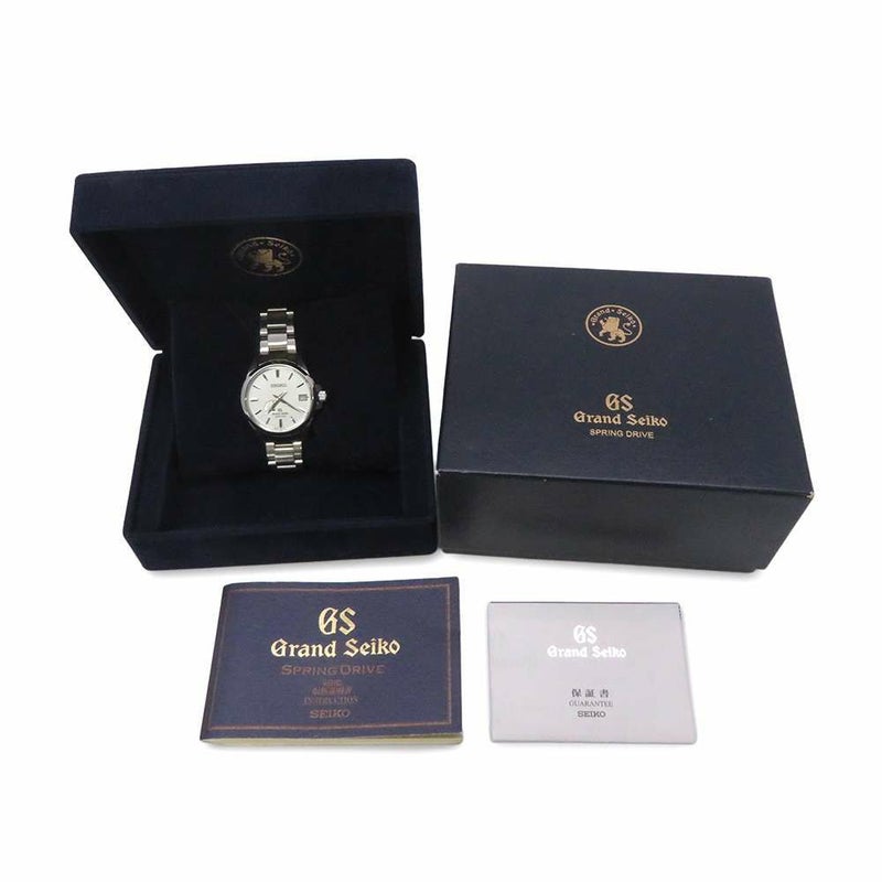 セイコー グランドセイコー スプリングドライブ SBGA015 SEIKO 腕時計 シルバー文字盤