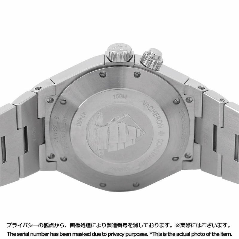 ヴァシュロンコンスタンタン オーヴァーシーズ デュアルタイム 47450/B01A-9226 腕時計 シルバー文字盤