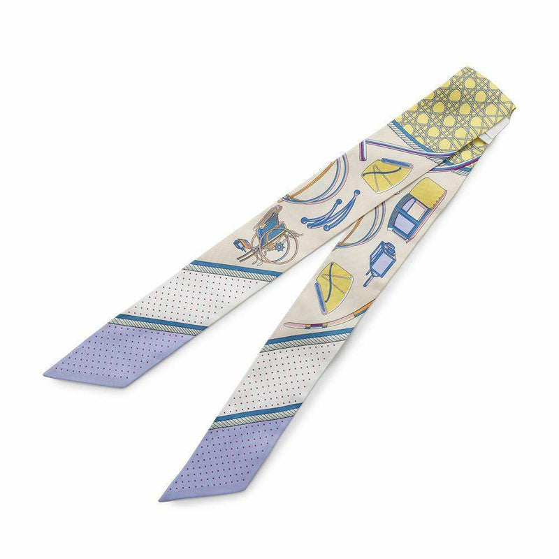 エルメス スカーフ ツイリー 折畳み式幌の馬車 LES VOITURES A TRANSFORMATION HERMES シルクツイル