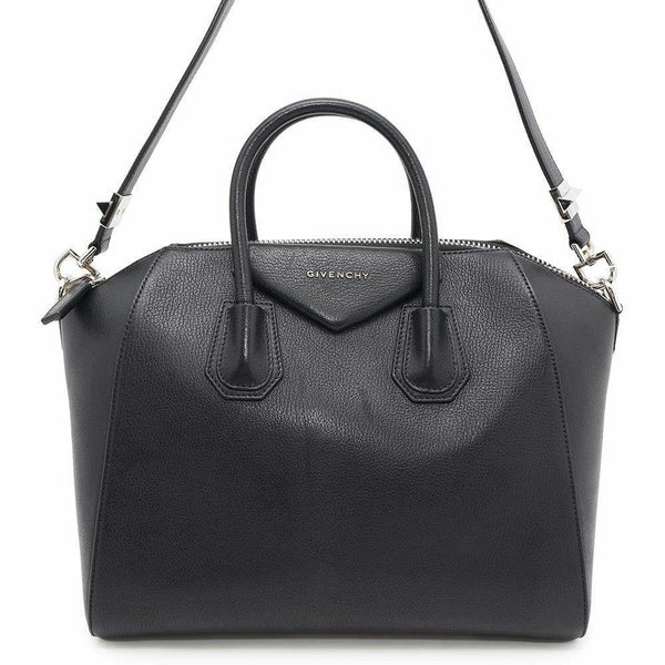 ジバンシー ハンドバッグ アンティゴナ ミディアム ゴートスキン BB05118012 GIVENCHY 2wayショルダーバッグ 黒