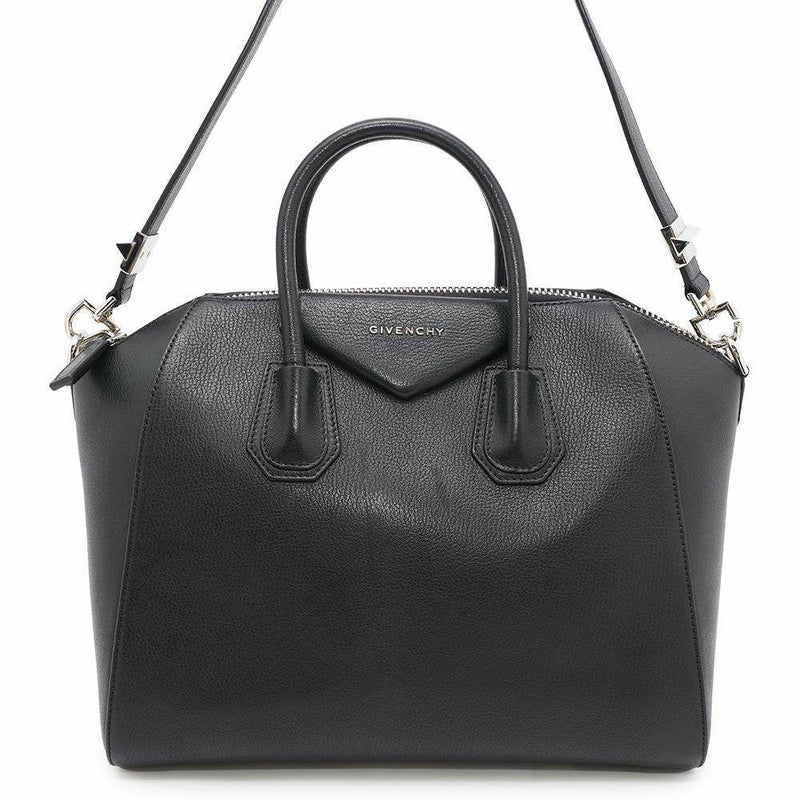ジバンシー ハンドバッグ アンティゴナ ミディアム ゴートスキン BB05118012 GIVENCHY 2wayショルダーバッグ 黒